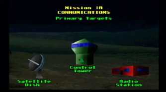 A screenshot of different structures and targets in AirCars