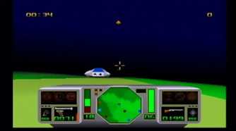 A screenshot of an enemy ahead of the player in AirCars