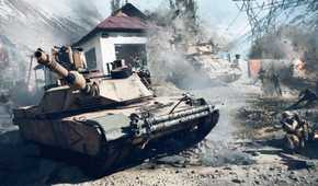 A shot of a tank on a map in Battlefield 6