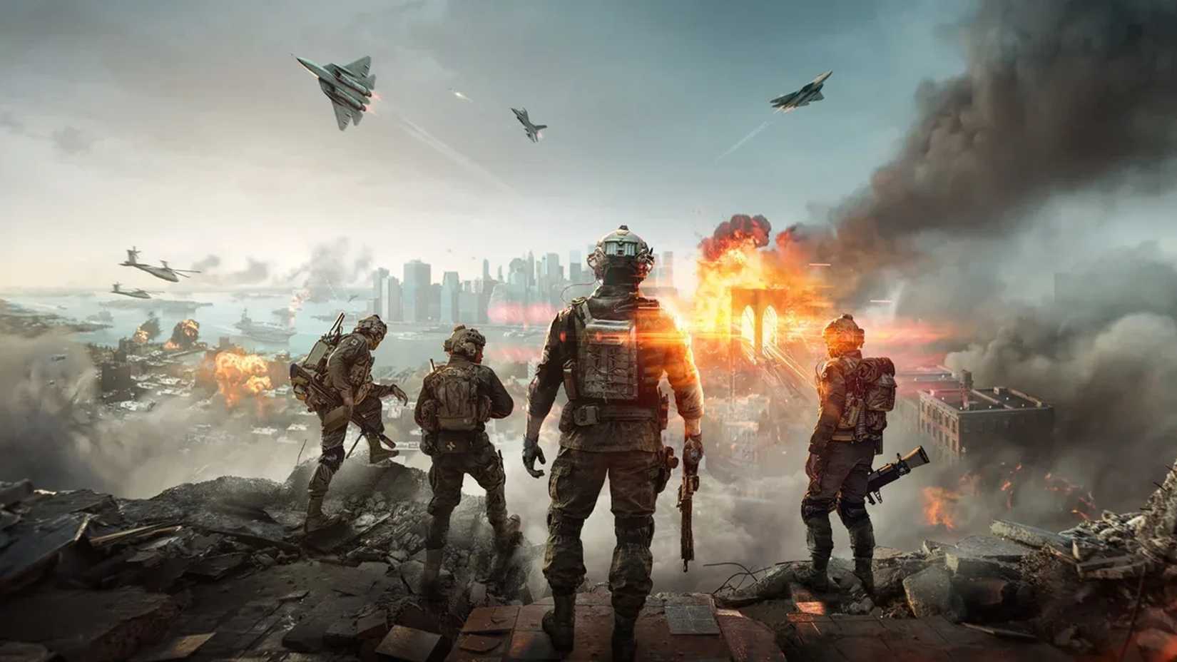 The main title key art for Battlefield 6
