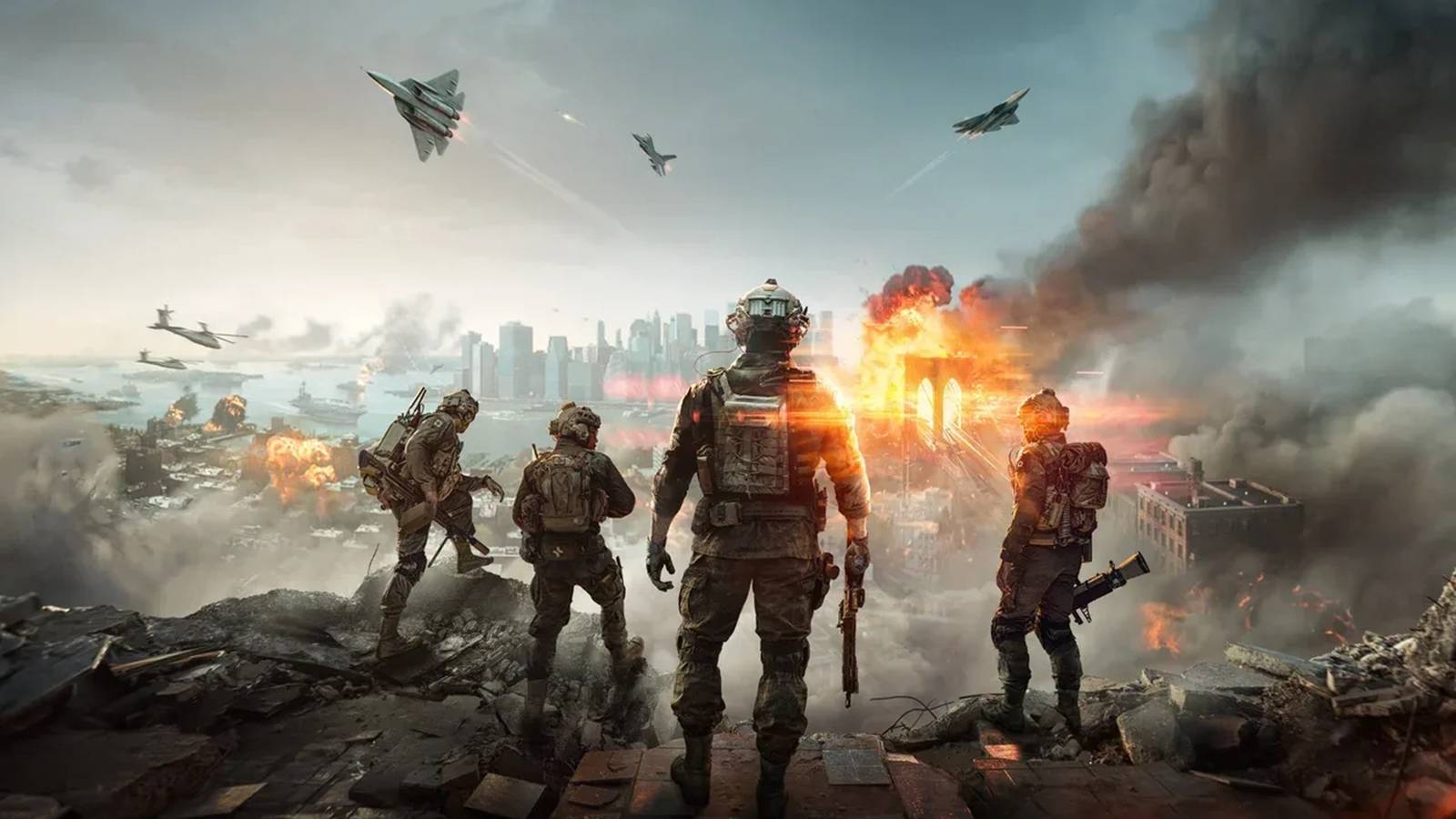 The main title key art for Battlefield 6
