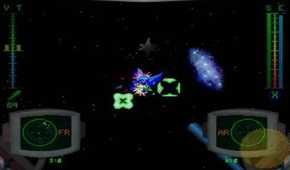 A screenshot of space combat in BattleSphere