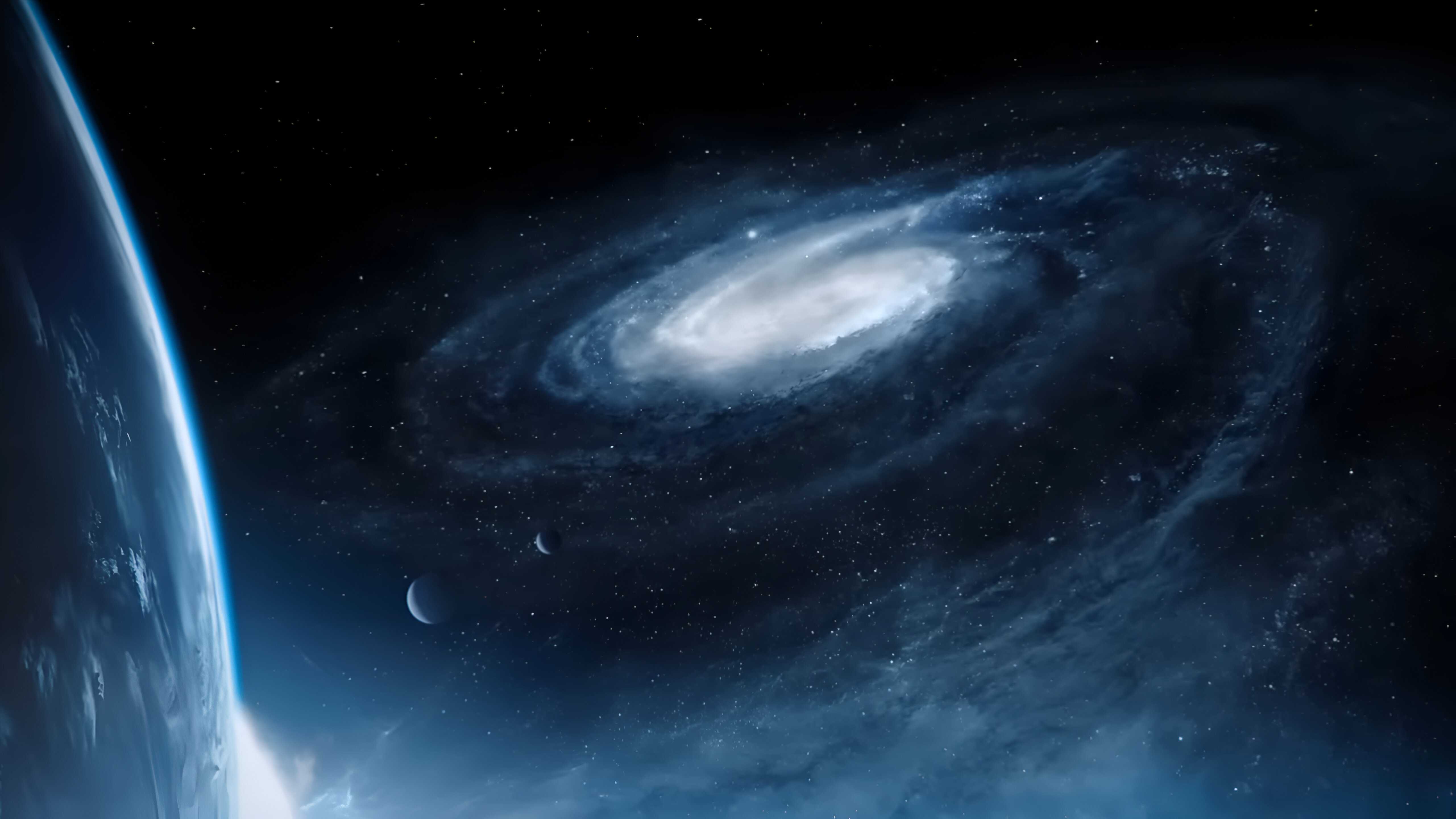A shot from space in Beyond Good and Evil 2.