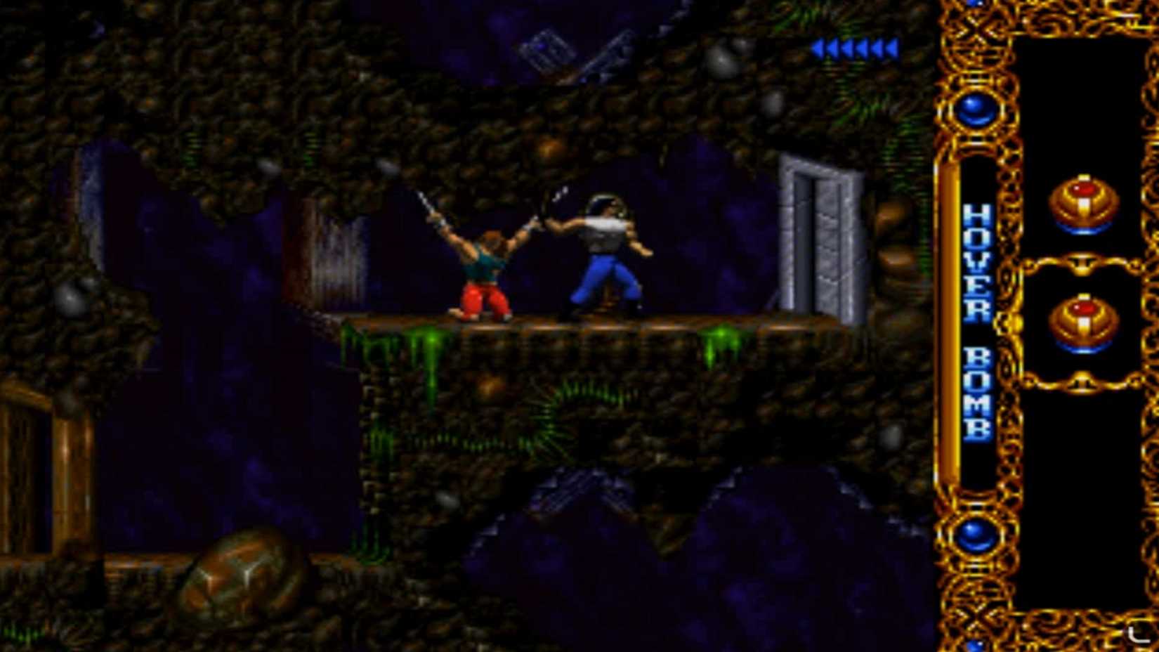 A screenshot of gameplay from the beginning of Blackthorne