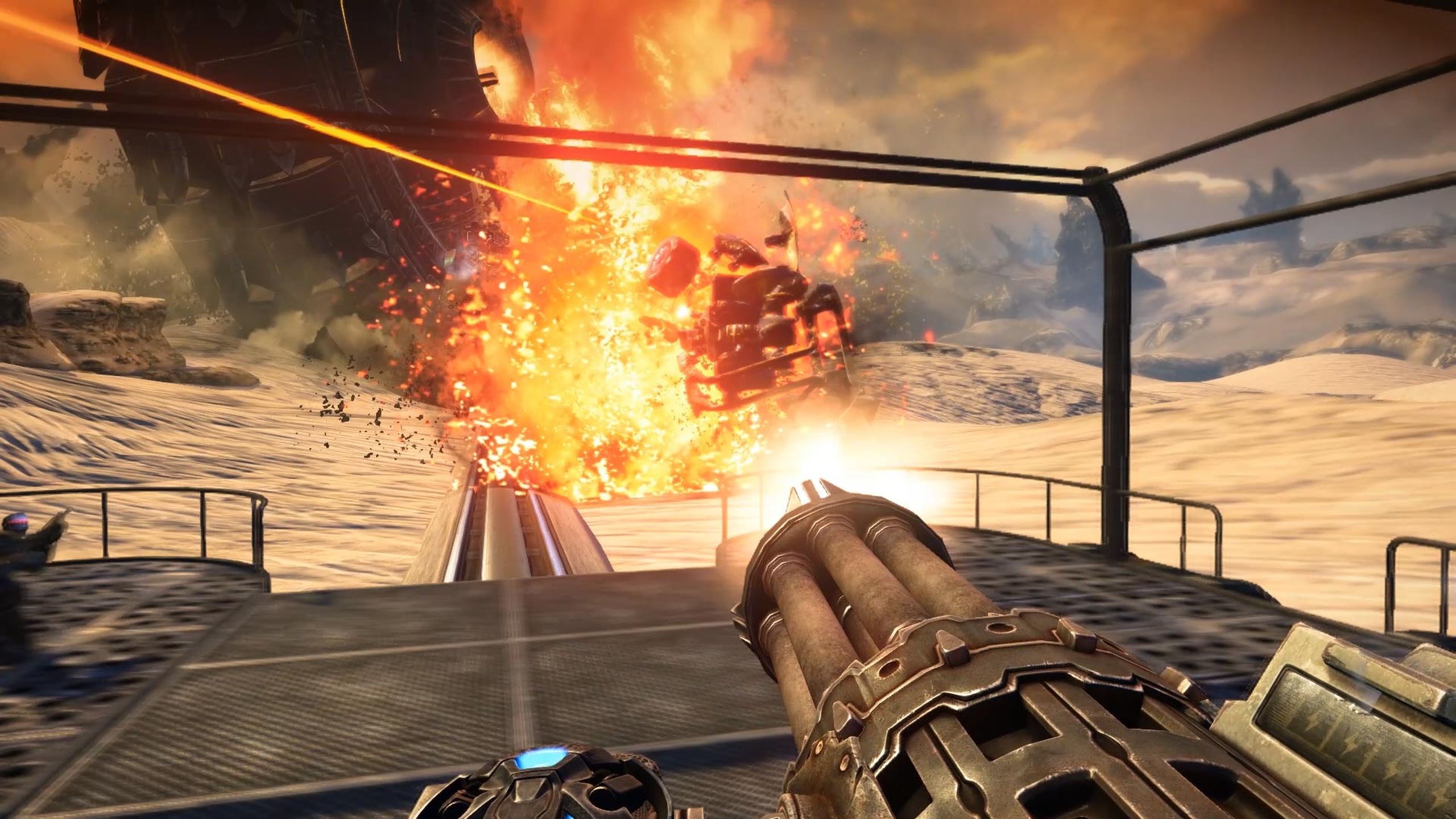 A screenshot from the game Bulletstorm: Full Clip Edition.