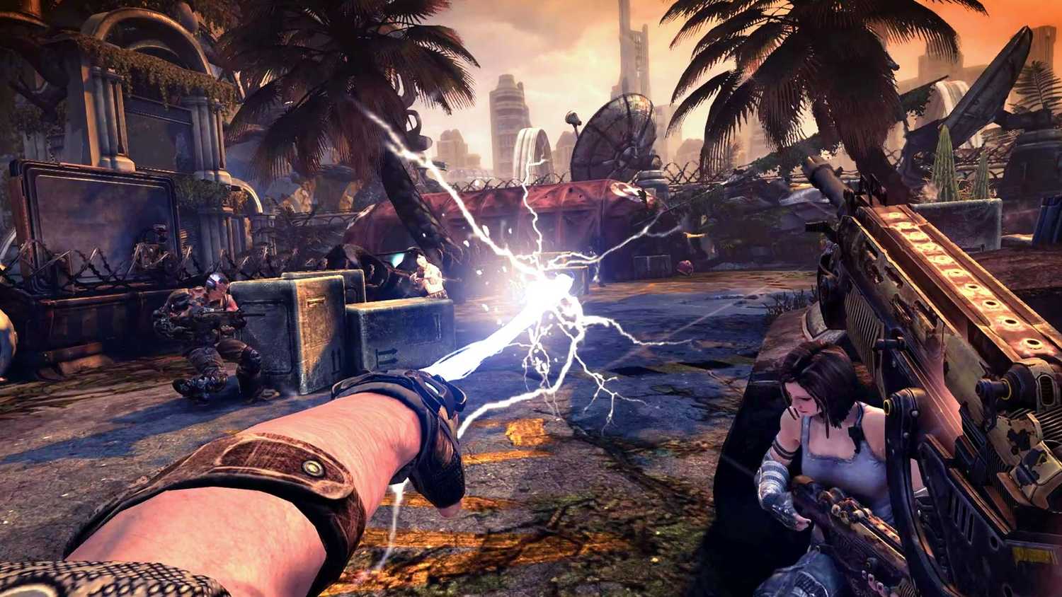 A screenshot from the game Bulletstorm: Full Clip Edition.
