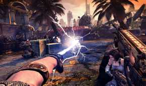 A screenshot from the game Bulletstorm: Full Clip Edition.