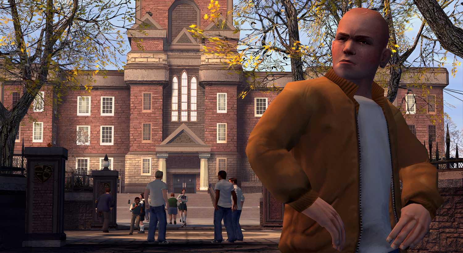 A screenshot from the game Bully.