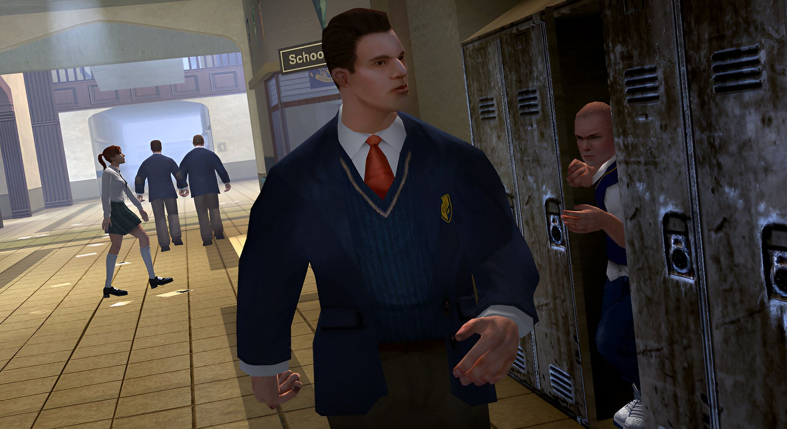 A screenshot from the game Bully.