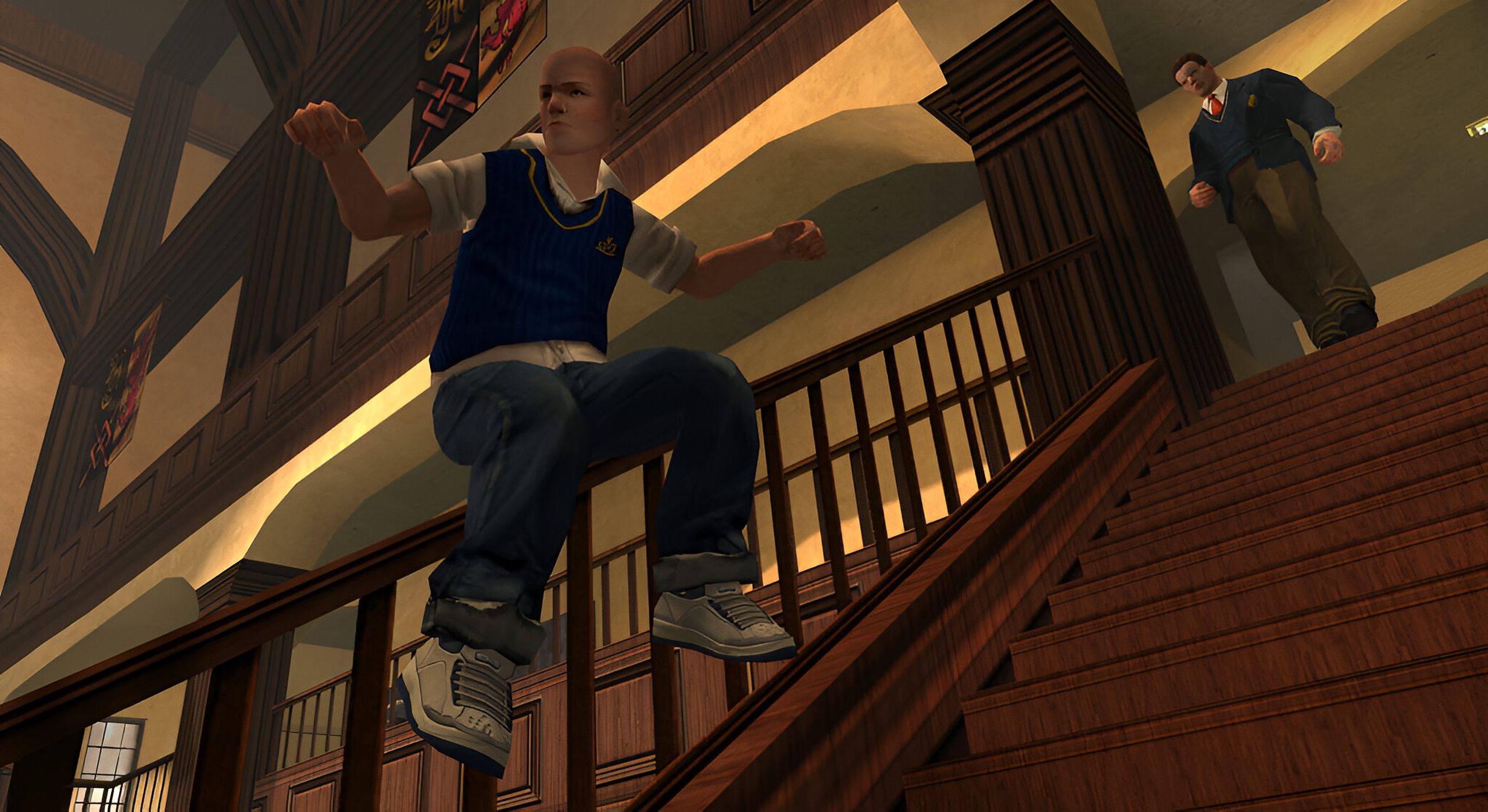 A screenshot from the game Bully.
