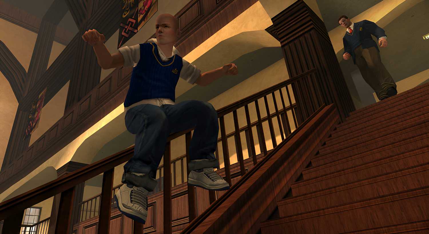 A screenshot from the game Bully.