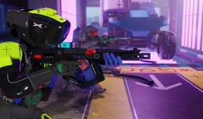 A player aiming down sights in Bungie's upcoming game, Marathon.
