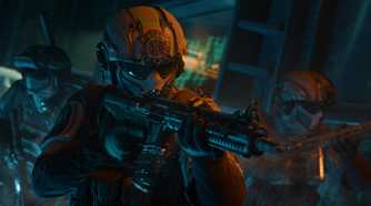 A masked soldier in Black Ops 7