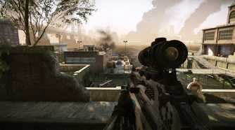 A screenshot from Crysis 2.