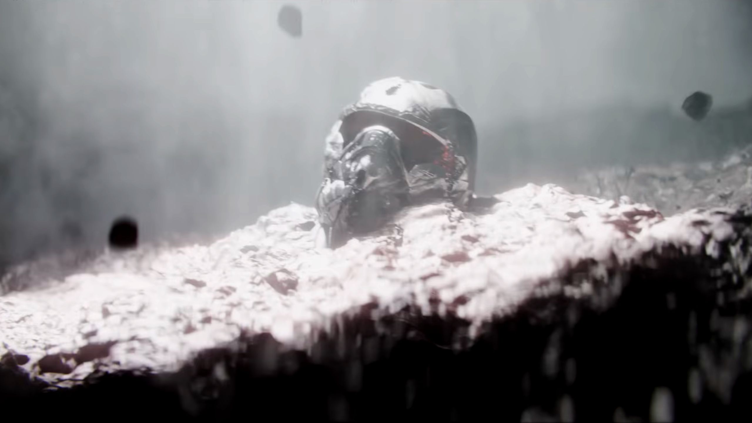 The nanosuit's helmet in Crysis 4.