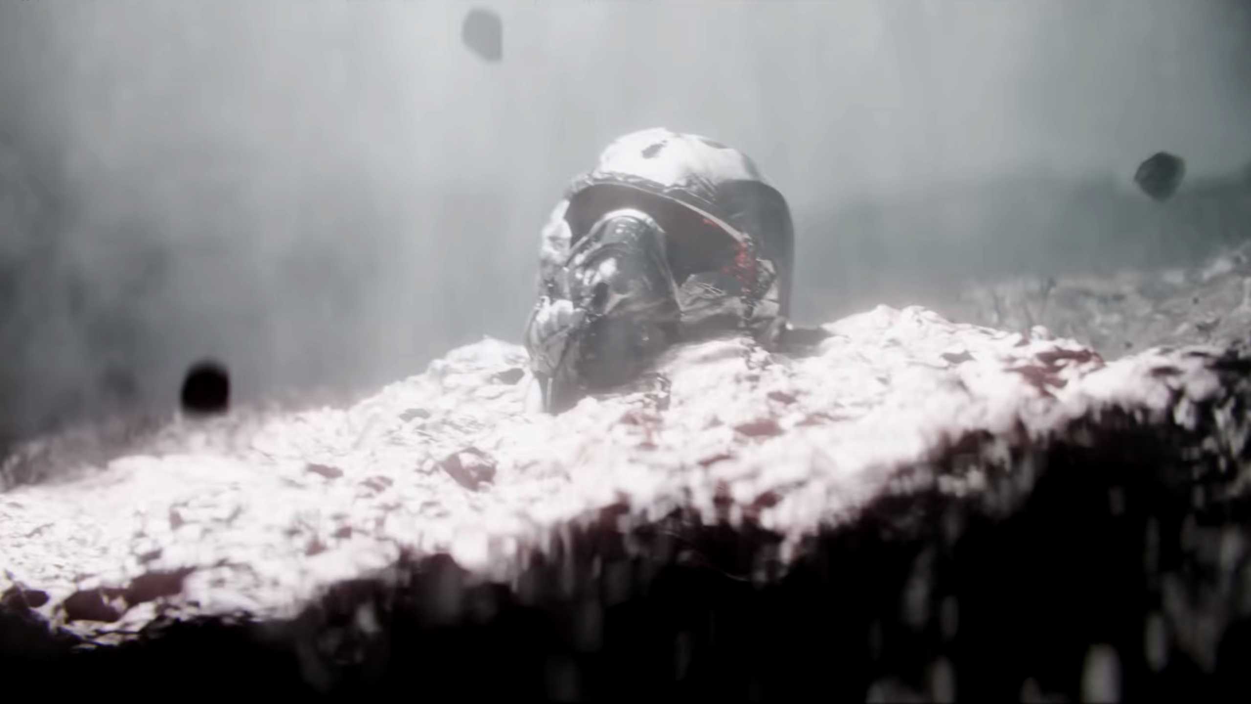 The nanosuit's helmet in Crysis 4.