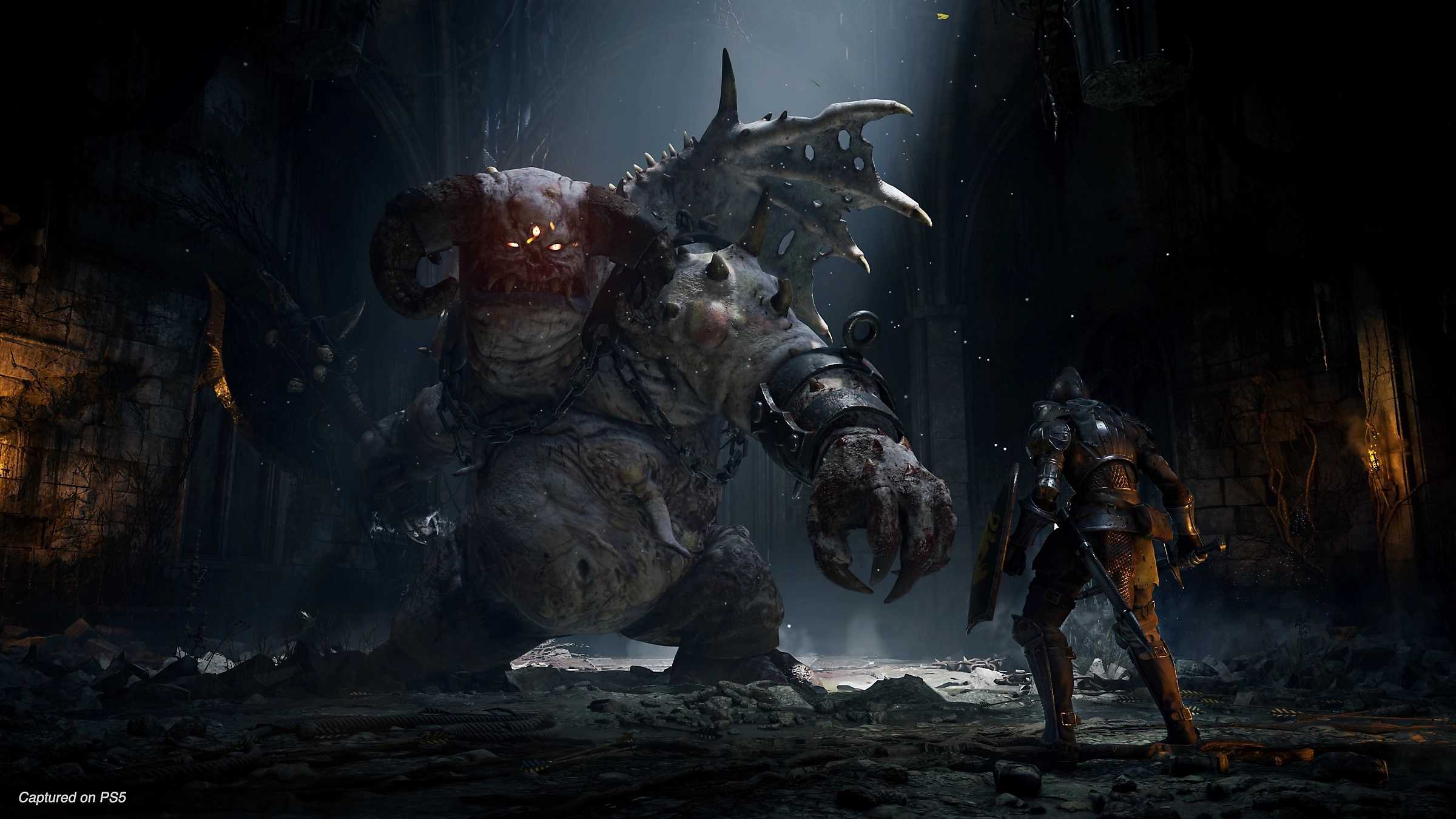 A mutated gargoyle in Demon's Souls.