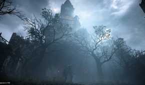 A towering castle in Demon's Souls.