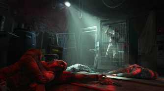 A caged infected in Dying Light: The Beast.