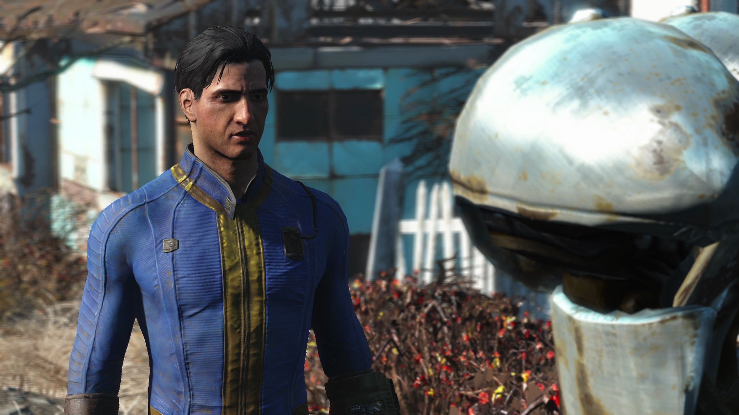 The Sole Survivor in Fallout 4.
