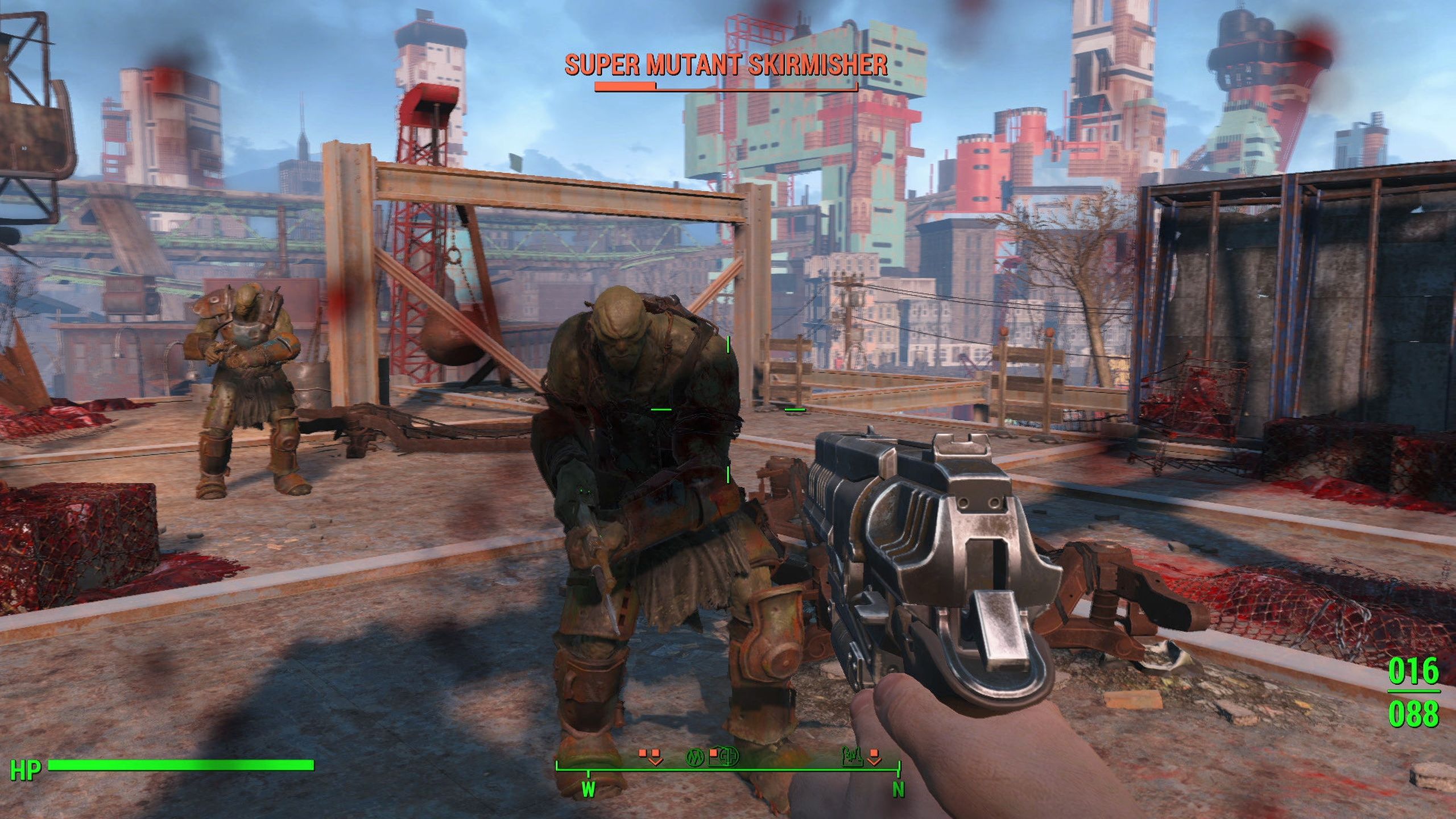 Combat in Fallout 4.