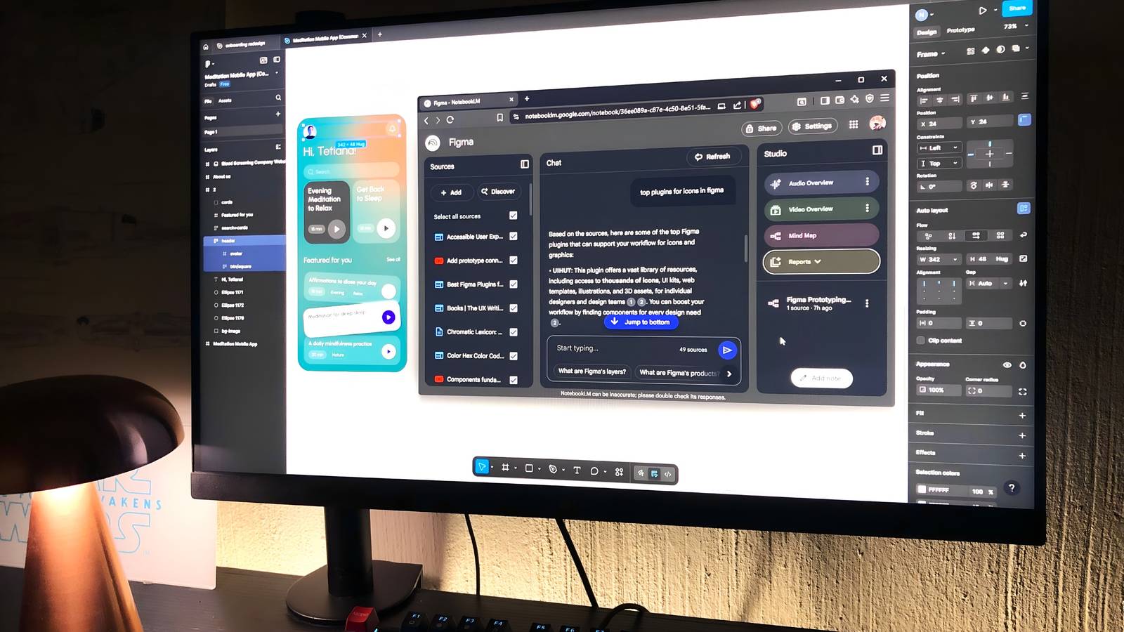 I paired NotebookLM with this free design tool, and it completely changed my graphics workflow