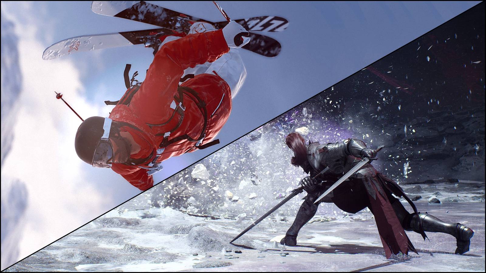 A collage of screenshots from Steep and Vindictus: Defying Fate.