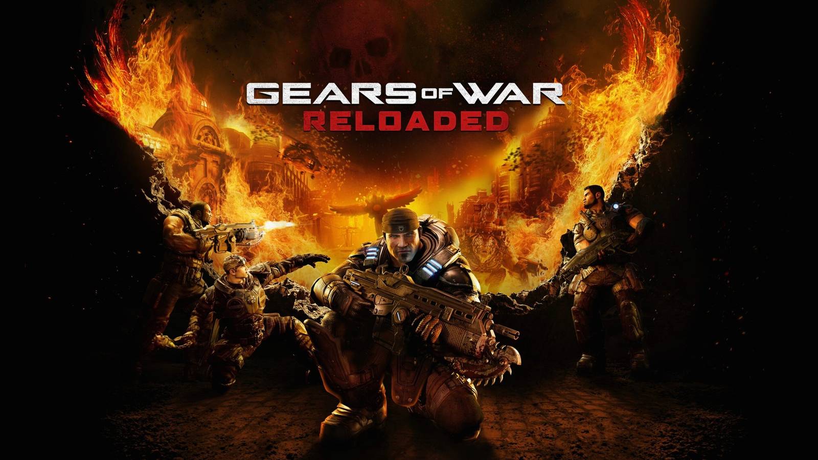 The main title and key art for Gears of War: Reloaded