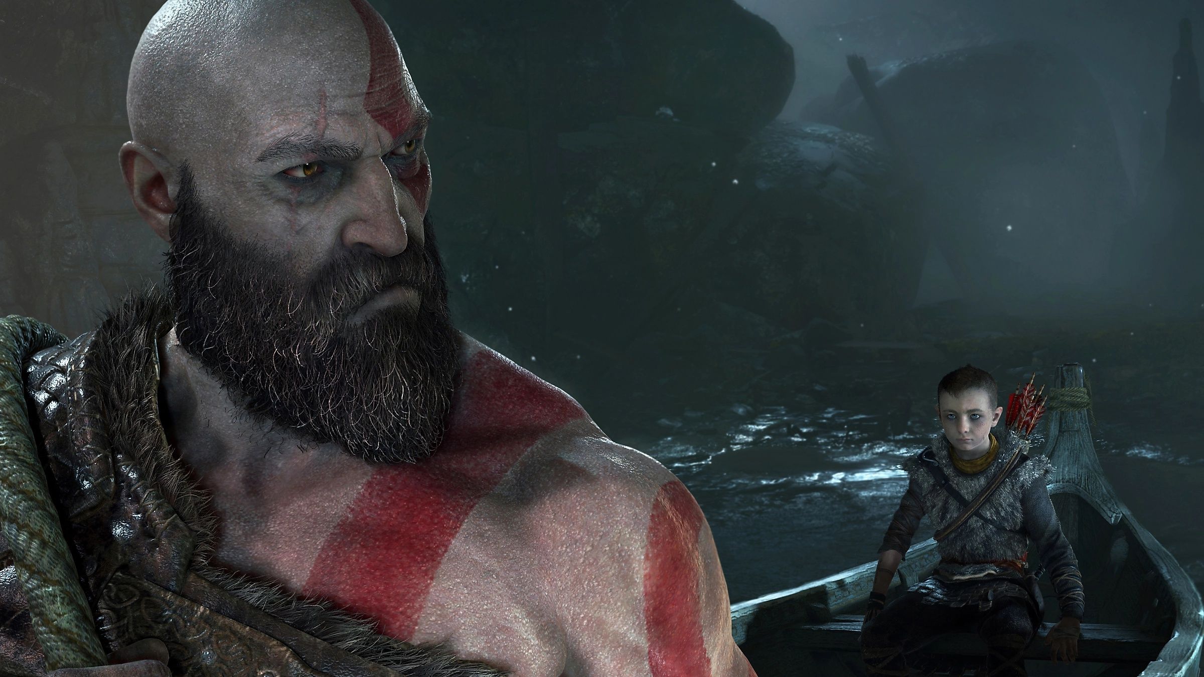 Kratos and Atreus in God of War 2018.