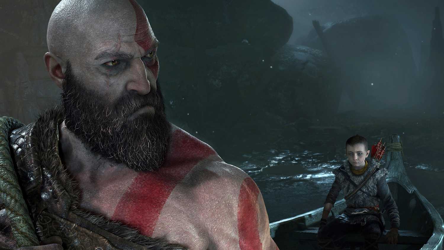 Kratos and Atreus in God of War 2018.