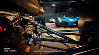 A mid-race screenshot from Gran Turismo on the PlayStation 5.
