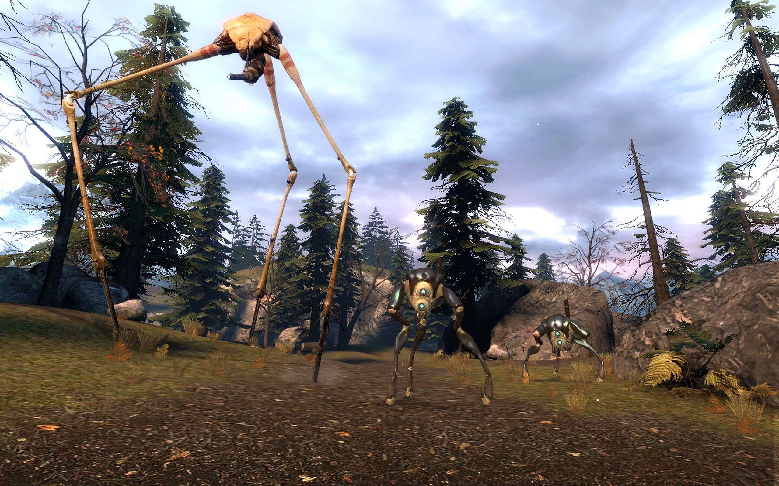 A screenshot from Half-Life 2.