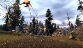 A screenshot from Half-Life 2.