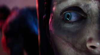 Senua scared in Senua's Saga: Hellblade II.