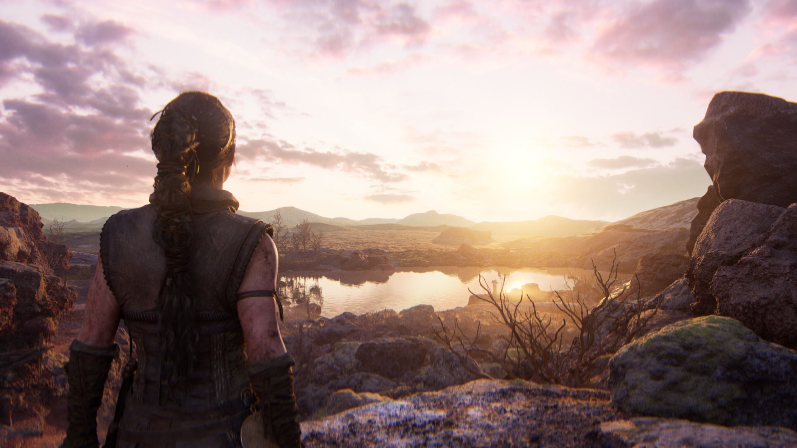 A sunset in Senua's Saga: Hellblade II.