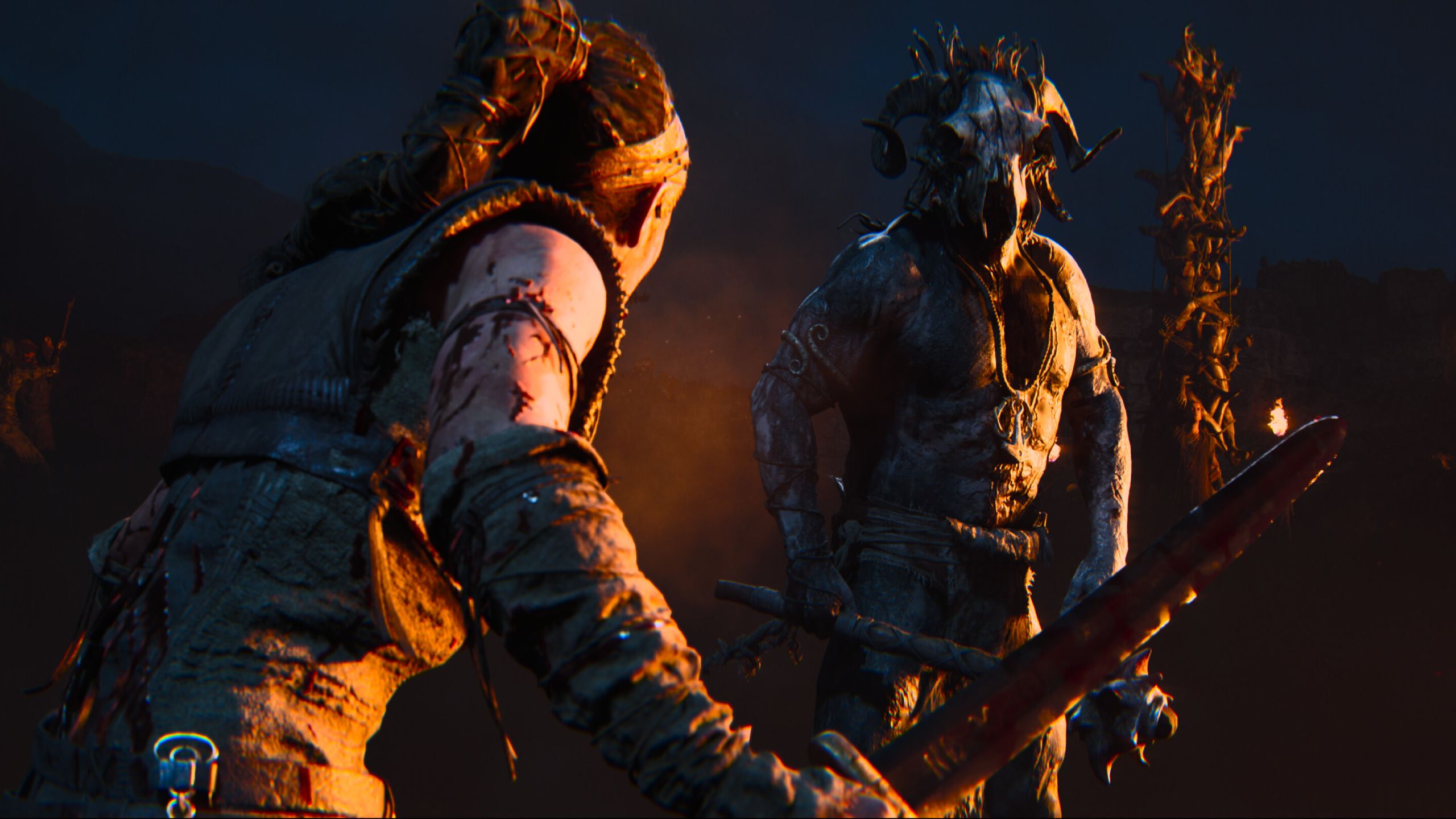 Combat in Senua's Saga: Hellblade II.