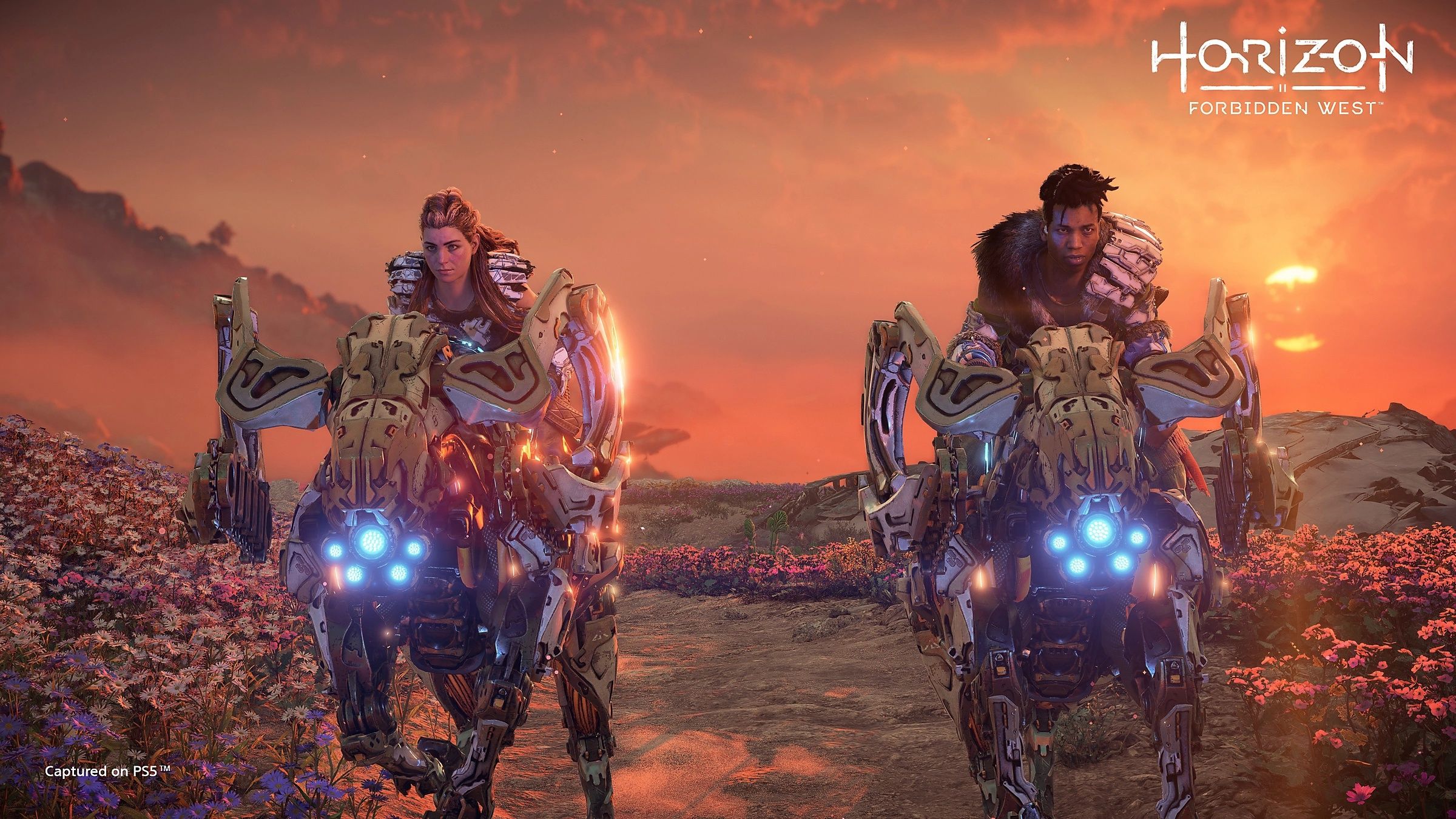 Varl and Aloy in Horizon Forbidden West.