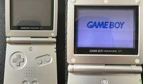 The Mario 20th anniversary edition of the Game Boy Advance SP by iQue.