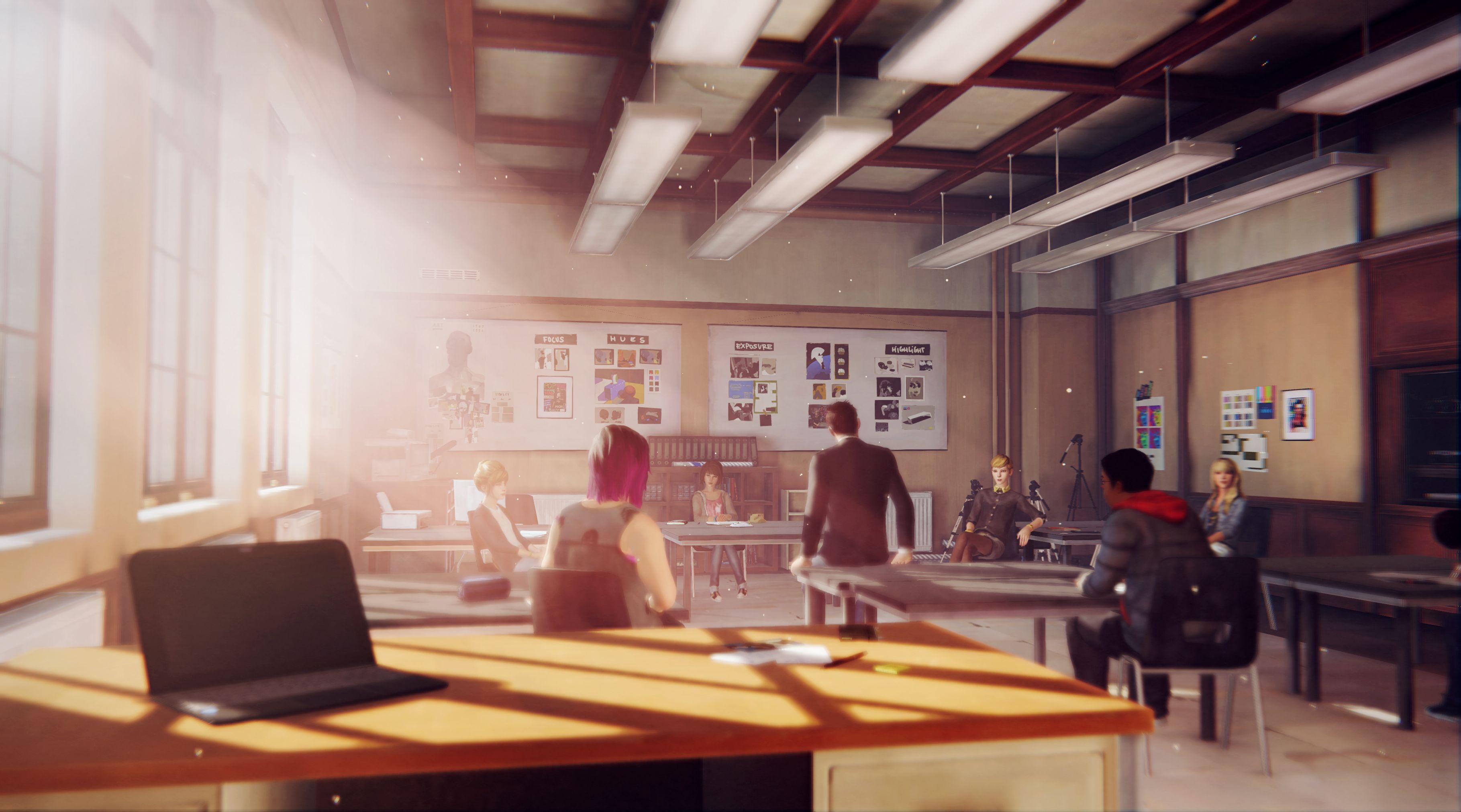 A class going on in Life is Strange.