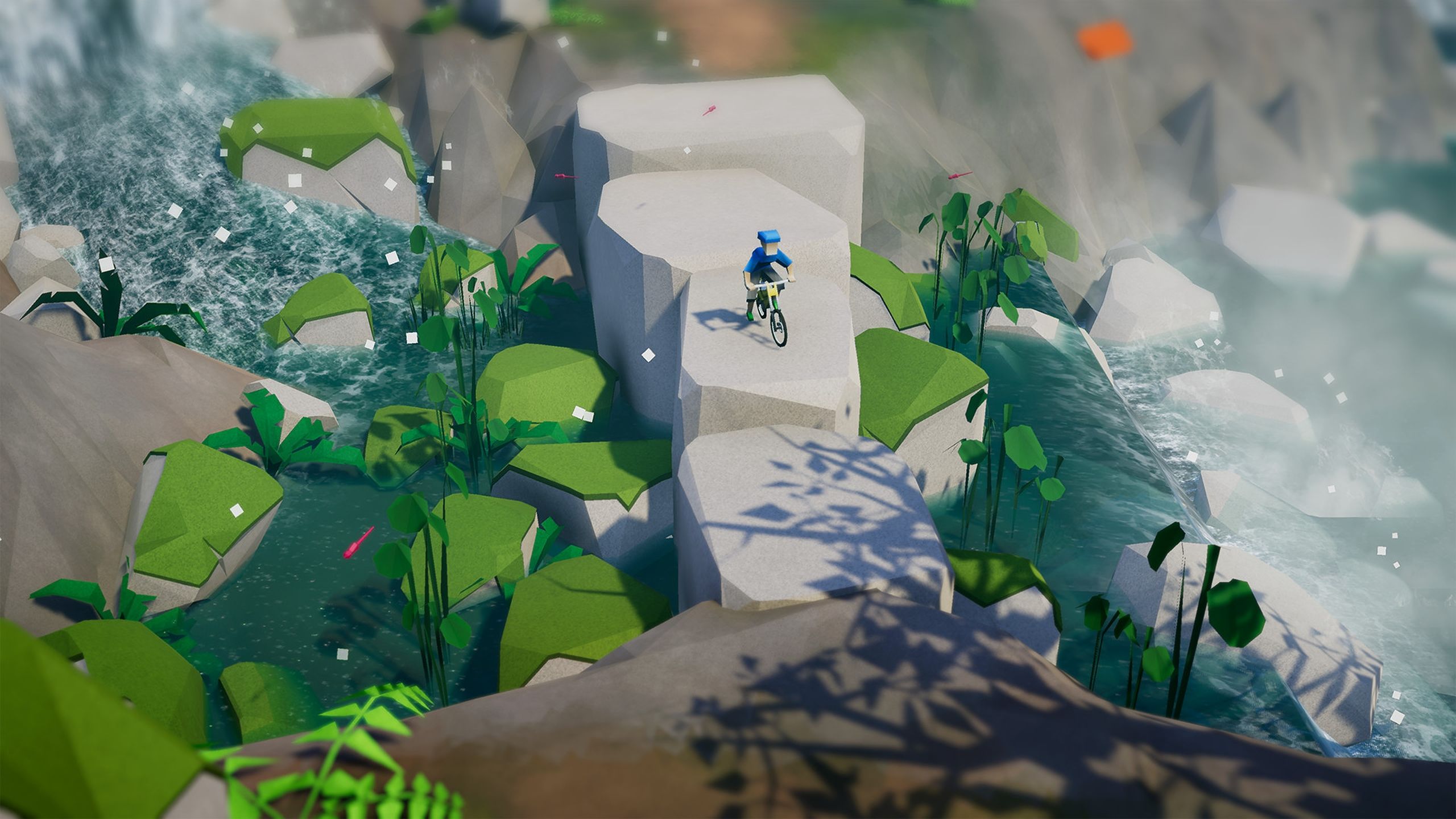 Crossing a river in Lonely Mountains: Downhill.