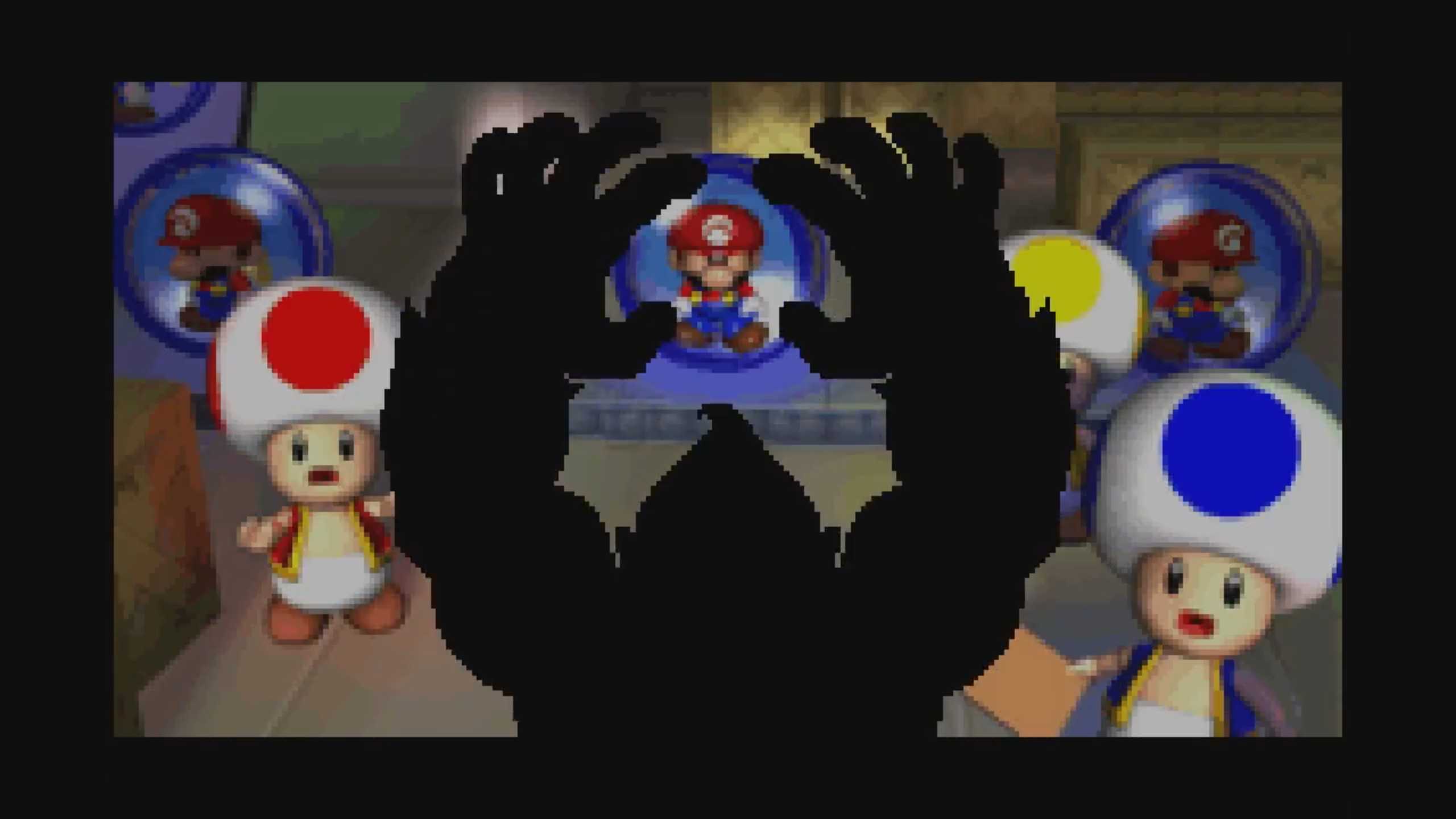 A screenshot from Mario vs. Donkey Kong on the Game Boy Advance.