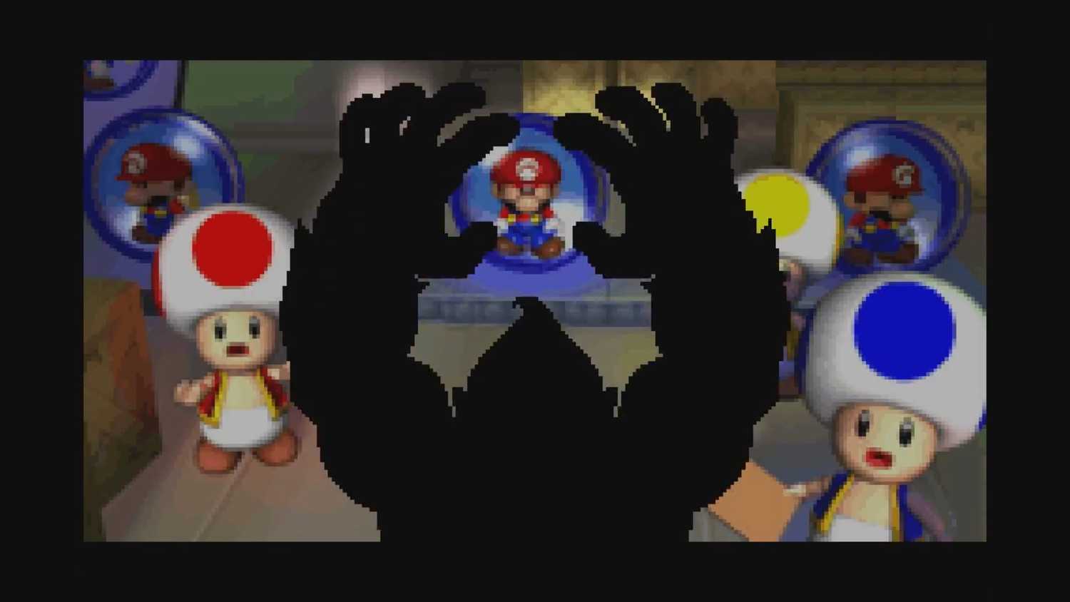 A screenshot from Mario vs. Donkey Kong on the Game Boy Advance.
