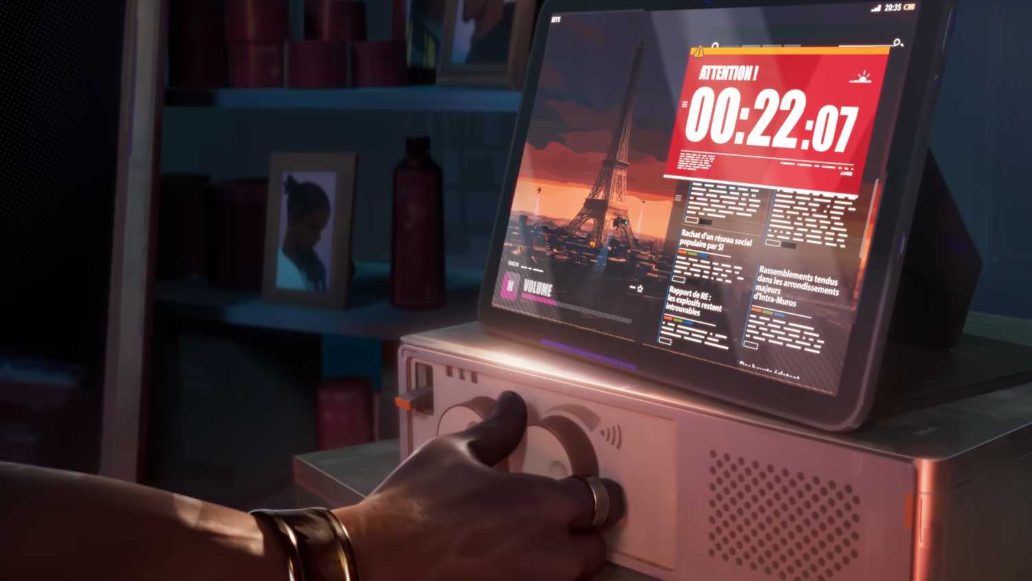 A curfew countdown in the trailer for Marvel's Blade game.
