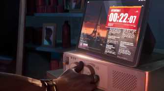 A curfew countdown in the trailer for Marvel's Blade game.