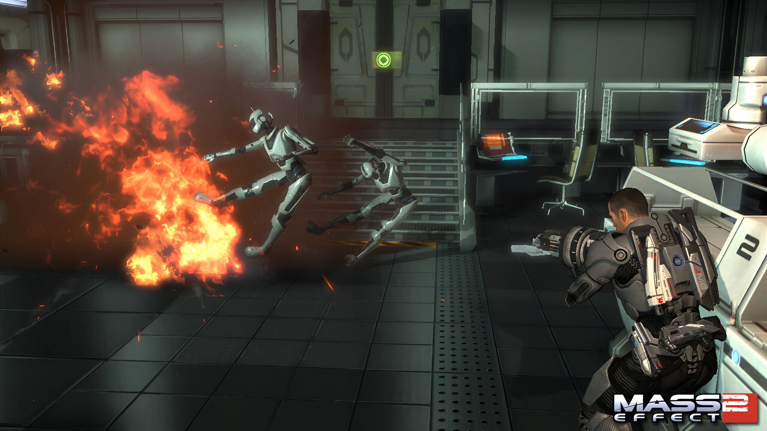 A screenshot from Mass Effect 2.