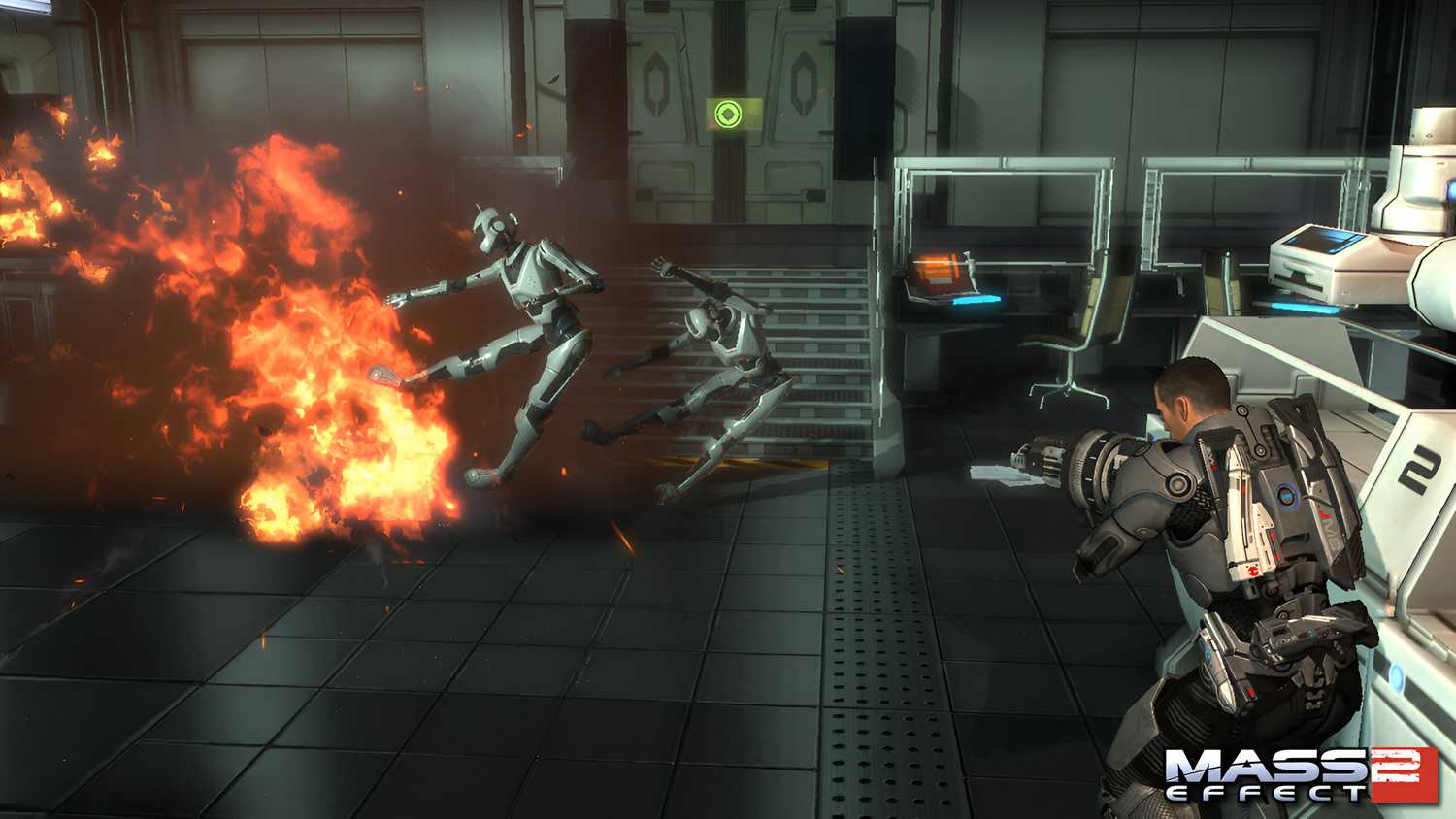 A screenshot from Mass Effect 2.