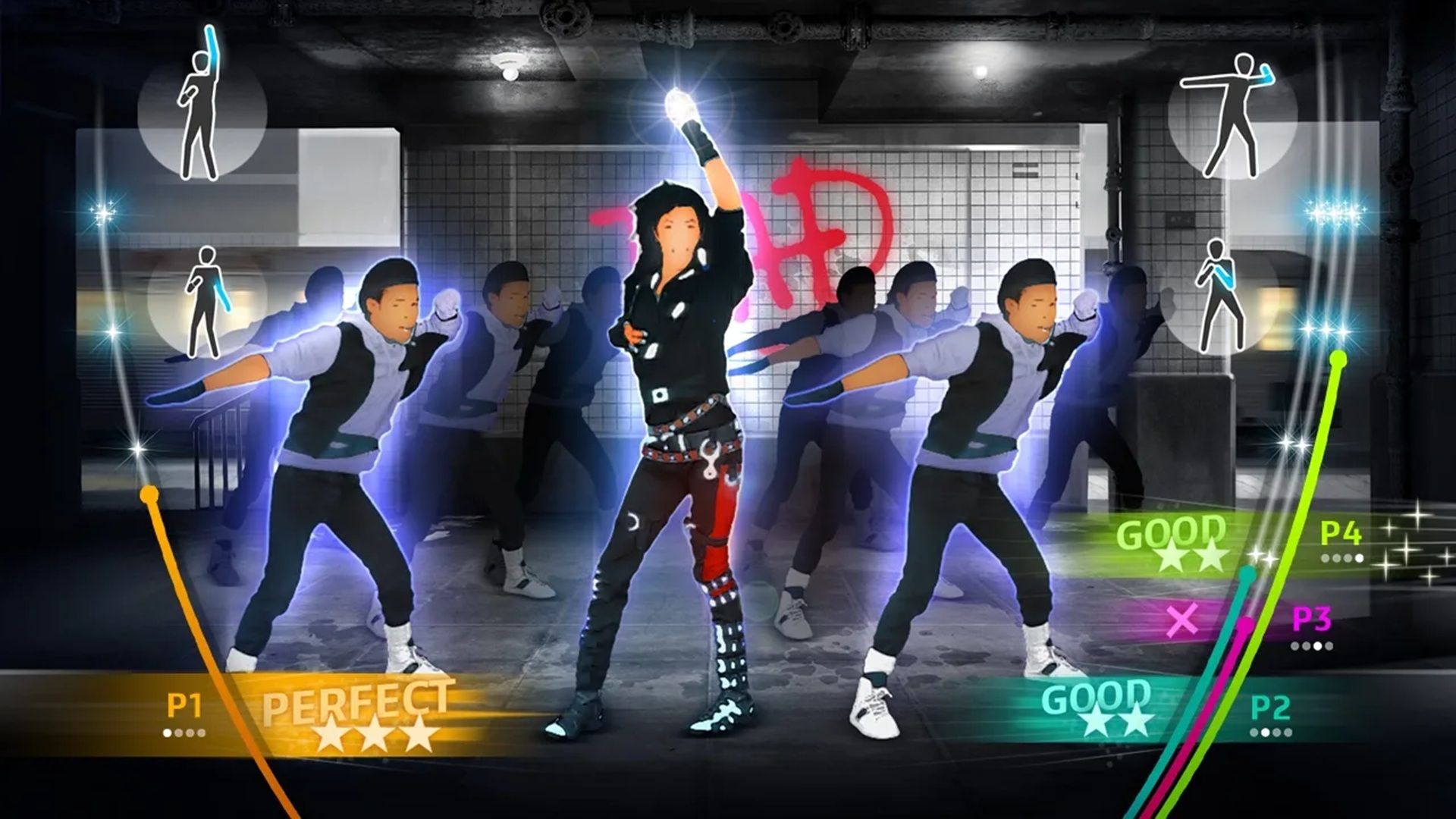 A screenshot of BAD from Michael Jackson: The Experience