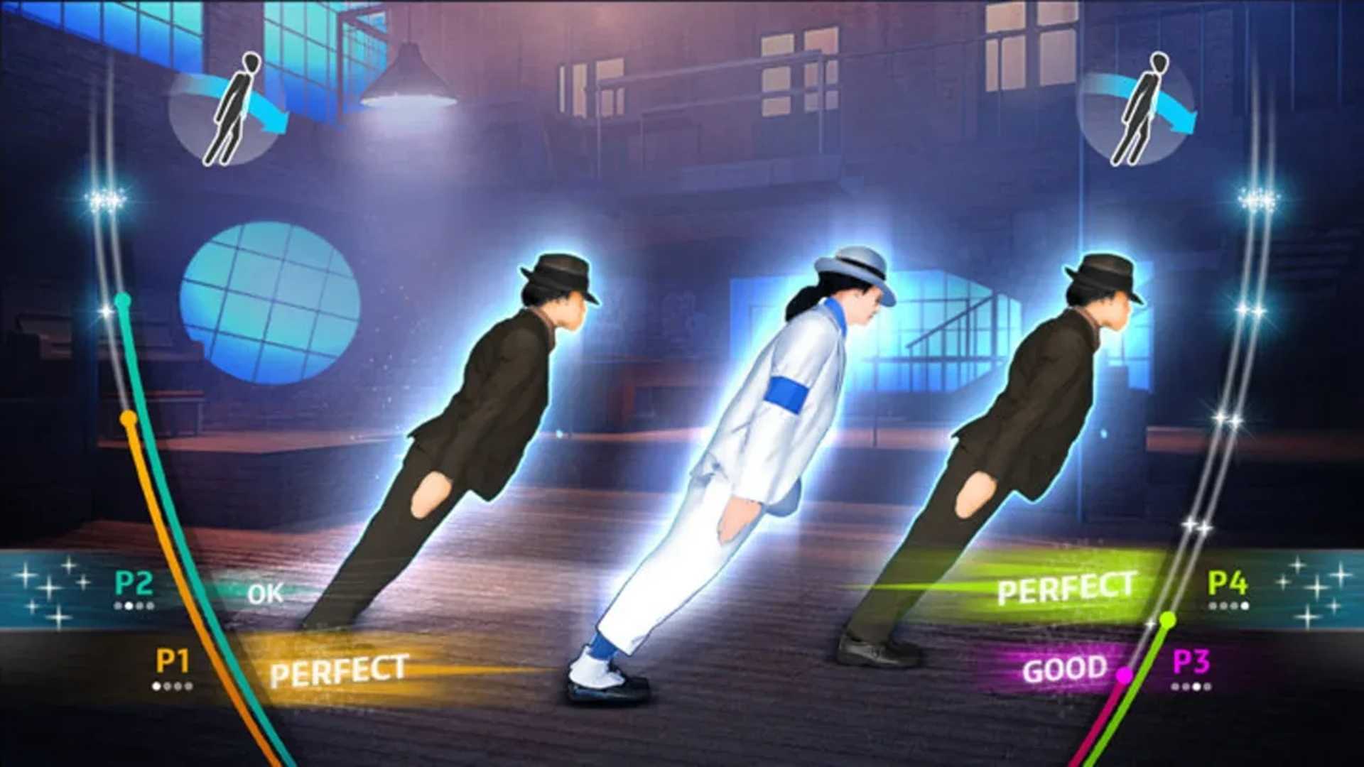 A screenshot of Smooth Criminal from Michael Jackson: The Experience
