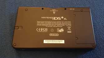 The backside of a Nintendo DSi XL from the 2010 Pokemon World Championships.