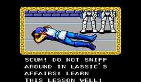 A screenshot of a cutscene from Phantasy Star